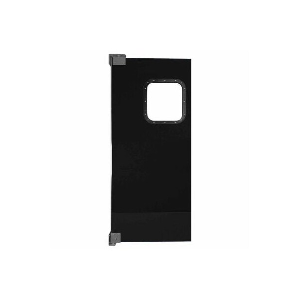 Chase Industries,. Chase Doors Light to Medium Duty Service Door Single Panel Black 3' x 7' 3684NWS-BK - main